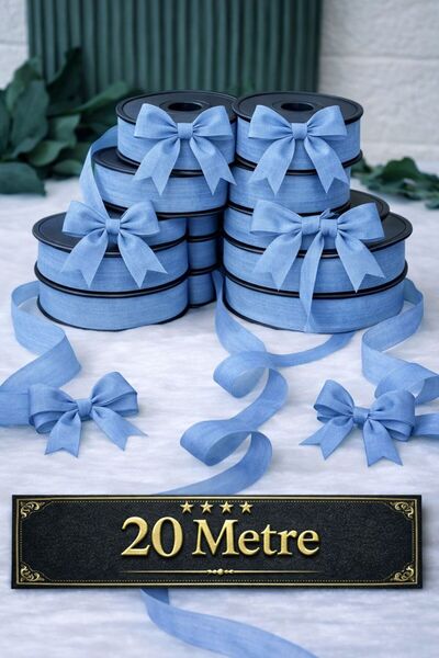 Esteks Dantel ve Tekstil Aksesuarları Ленена панделка 25 мм, Nopelli бебешко ...