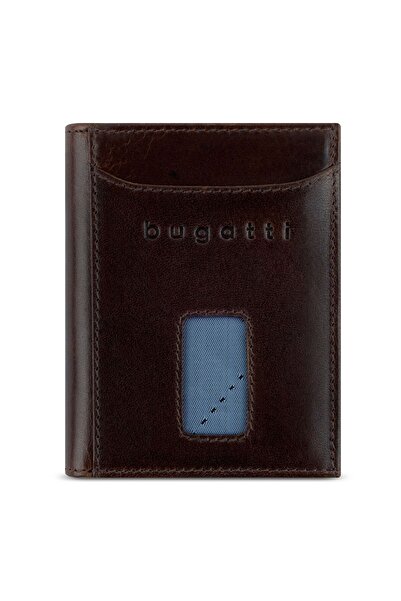 BUGATTI Secure Slim Geldbörse RFID Schutz Leder 8 cm