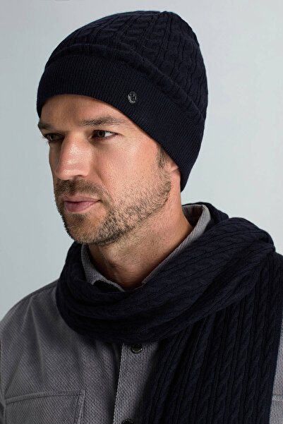 Hemington Lambswool Yün Lacivert Bere