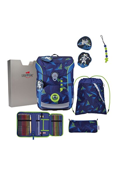 DerDieDas ErgoFlex Easy LED Schulranzen-Set 5-dielna