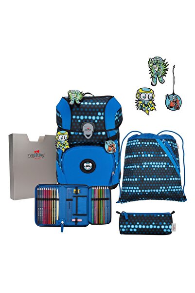 DerDieDas ErgoFlex Tiny Superflash Schulranzen-Set 6-teilig