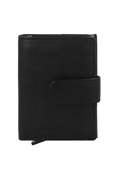 Greenburry Kreditkartenetui RFID Schutz Leder 8 cm