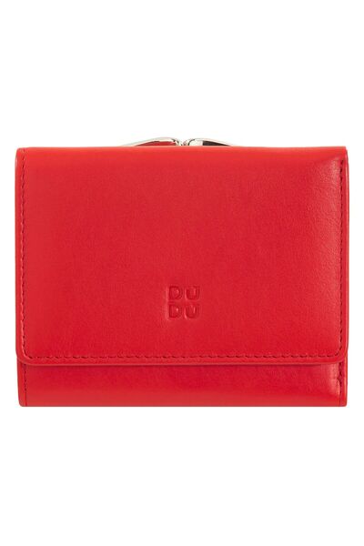 DUDU Korsika Geldbörse RFID Schutz Leder 11 cm