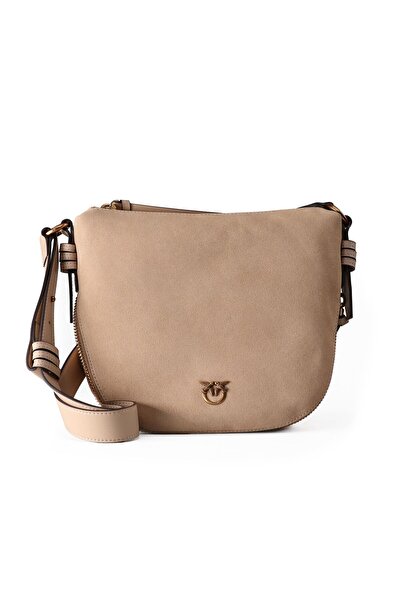 PİNKO Zip Around Umhängetasche Leder 28 cm