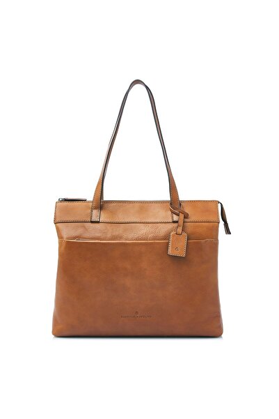 Castelijn & Beerens Geantă Lia Shopper cu protecție RFID din piele, compartim...