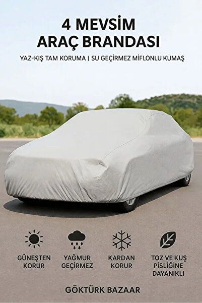 AutoDesign honda cıvıc fc5 4 Mevsim Araç Brandası Miflonlu Su Geçirmez Tam Kapanma Oto Branda