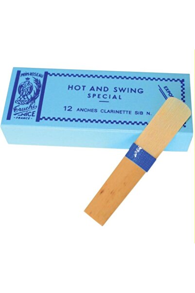 Genel Markalar BHS15 Hot And Swing Klarnet Kamış 1,5 No Mavi Kuşak Profesyonel 12li Paket