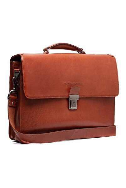 The Chesterfield Brand Laptopfach Salvatore Aktentaschen Messenger Leder 42 cm