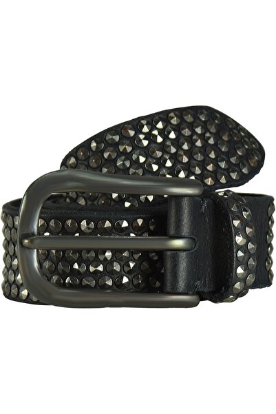 b.belt Nietengürtel Leder 85 cm