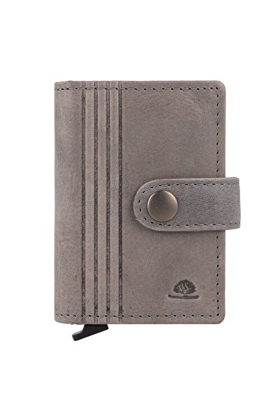 Greenburry Vintage Geldbörse RFID Schutz Leder 7.5 cm