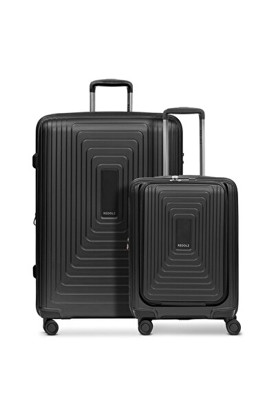 REDOLZ Essentials 14 4-Roll-Kofferset 2 tlg. Laptopfach und Dehnfalte