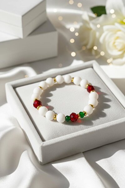 AYDESİA العقص الحجر الطبيعي المجال قطع سوار 15 سم قابل للتعديل مطاطا خط الصيد...