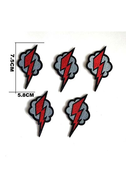 Choice 5PCS-Item 15 5PCS,15PCS,Personalized Flashing Lightning Badges Clothes...