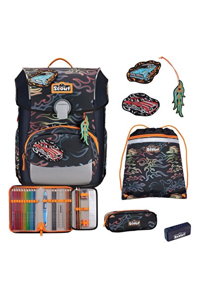 Scout Neo Exklusiv Safety Light Schulranzen-Set 5-teilig