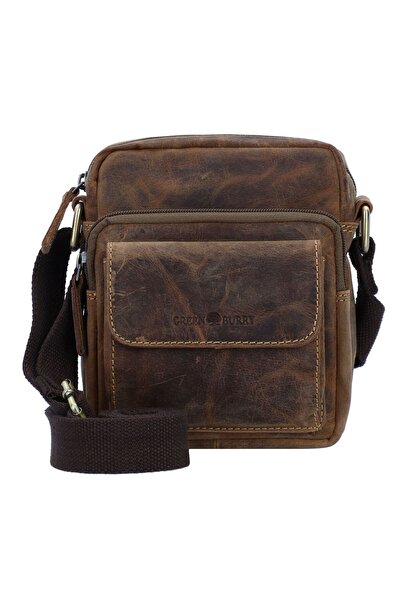 Greenburry Vintage Umhängetasche Leder 18 cm