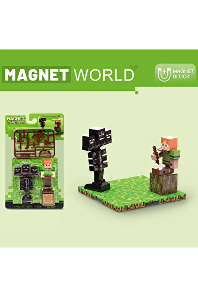 Choice مجموعة مكعبات بناء مغناطيسية سوداء من ألعاب STEM العالمية، مكعبات بناء...