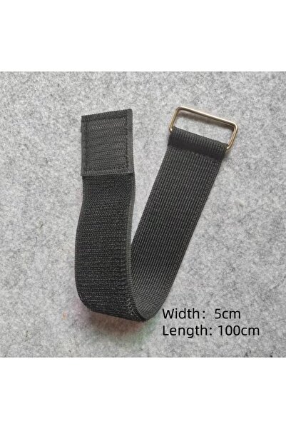 Choice أحزمة نايلون لحمل الأمتعة بطول 100 سم وعرض 50 مم مزودة بشريط لاصق، وأح...