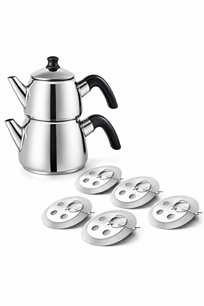 Mikasso Süper Süzen 10lu Söktak Sök Tak Çaydanlık Içi Çay Süzgeci Süzgeç Deml...