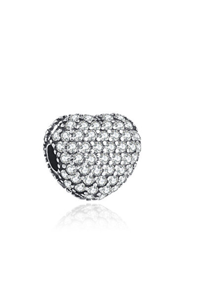 Choice25 P1143 New 925 Silver Love Bead Airplane Crystal Ball Pendant Suitabl...