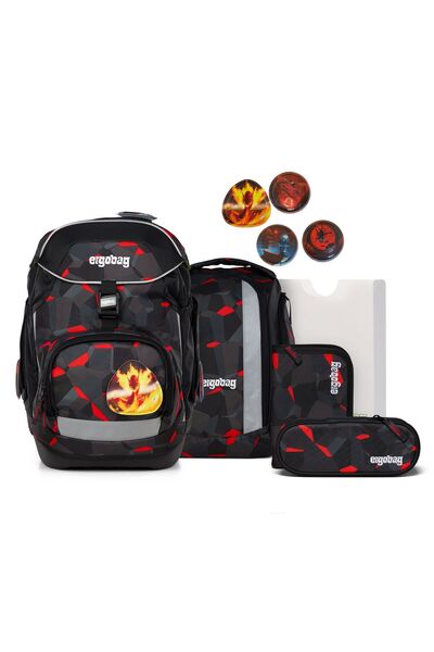 Ergobag Pack Schulranzen-Set 6tlg. inkl. Klettie-Set
