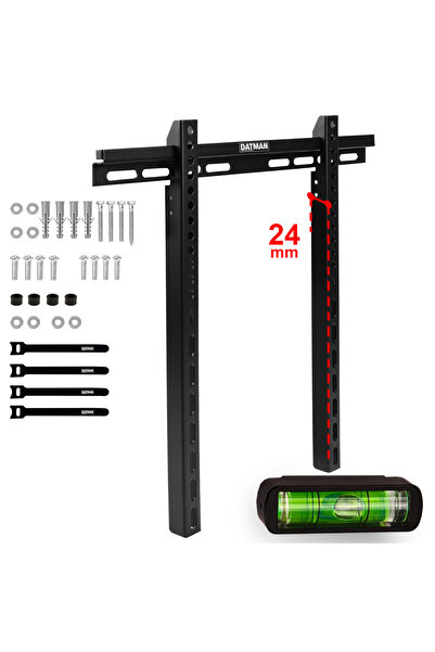 DATMAN Suport TV fix de perete, diagonală 32 - 70" inch (81 - 178 cm), max. 4...