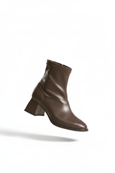 Riccon Ianphyra Kadın Bot 0012850 Kahverengi Streç