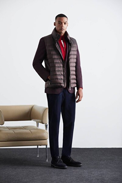 Hemington Bordo Activewear Kaz Tüyü Şişme Yelek