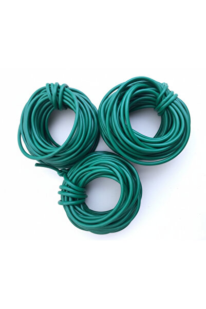 Aymen Çiçekçilik 3 Adet Fidan Bağlama İpi 10 Metre - 5 mm (Toplam 30 Metre) S...