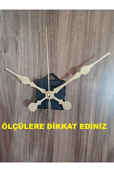CNR SHOP Duvar Saati Mekanizması, 22 MM ŞAFT Sessiz Çalışır Akar Mekanizma Ak...