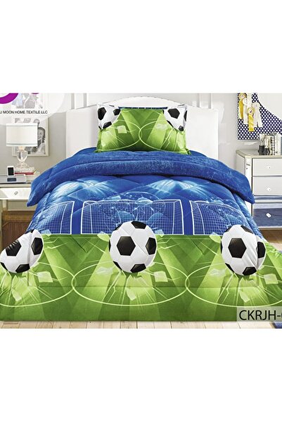 Red Rose مفرش أطفال وجهين مخمل فرو 3 قطع من أجل شتاء دافئ لحاف مقاس 160*210