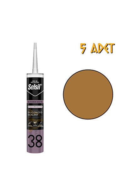 Selsil Silikonize Mastik ALTIN MEŞE 500 gr. - 5 Adet