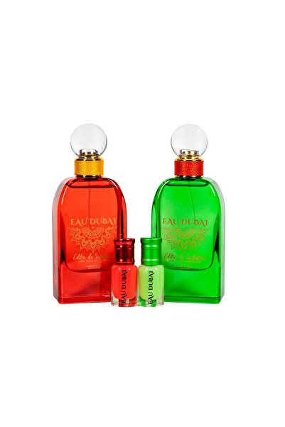 Eau Dubai Pachet Premium SET CADOU PARFUM ARABESC UNISEX PARFUM 2X100 ML+2X6ML