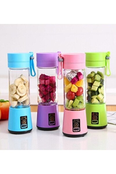 Cin Blender Şarjlı Mini Portatif Taşınabilir Kişisel Blender 380ml teknoşık