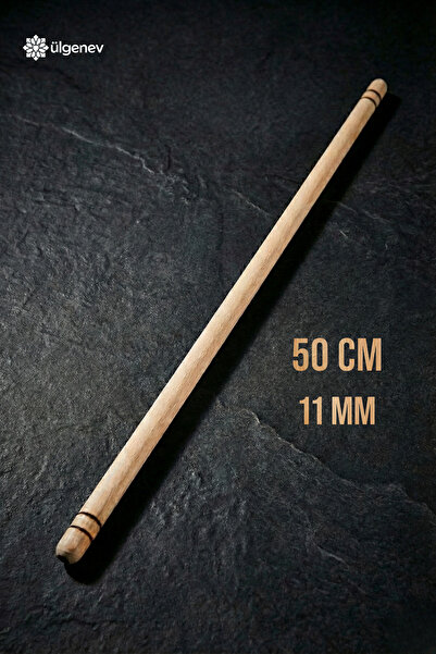 Ülgenev 1 Adet İnce Oklava - 50 cm Uzunluk, 11 mm Kalınlık | Hamur Açma ve Şekillendirmeye Çok Uygun