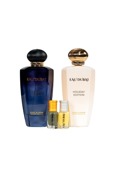 Eau Dubai Πακέτο Premium ΔΩΡΟ Σετ Άρωμα Unisex Αραβεσκό 2x160 ml και 2x6ml