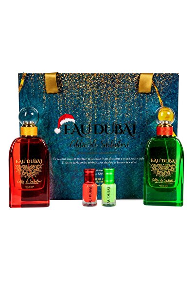 Eau Dubai SET CADOU PARFUM ARABESC UNISEX PARFUM 2X100 ML+2X6ML