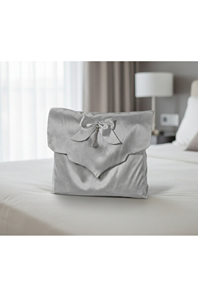 Genel Markalar Gri Osmanlı İpeği Zarf ve Bohça Seti, zarif ve şık tasarım