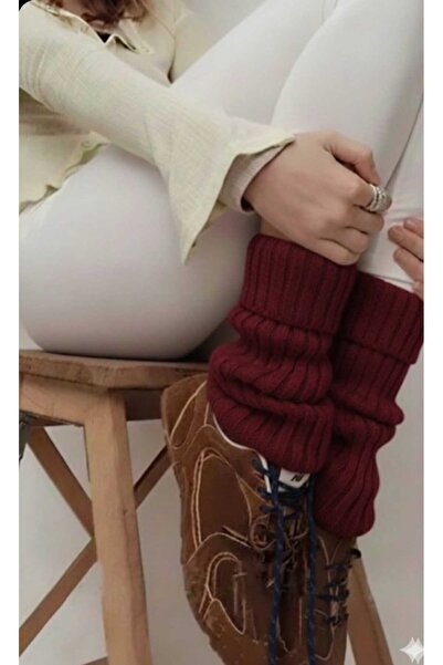 blackbonds Tozluk %100 Akrilik Triko Örgü Leg Warmer Ayak Isıtıcı