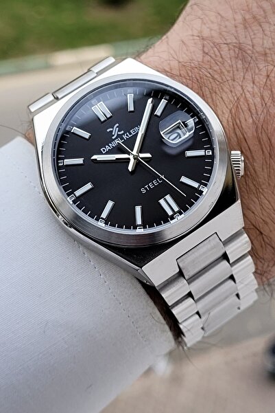 Daniel Klein Kadranı Siyah Kordonu Gri Renk Ayarlanabilir Kordonlu 40 mm Çeli...