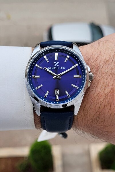 Daniel Klein Kasası Metalik Kordonu Lacivert Renk 2 Yıl Garantili 42 mm Takvi...