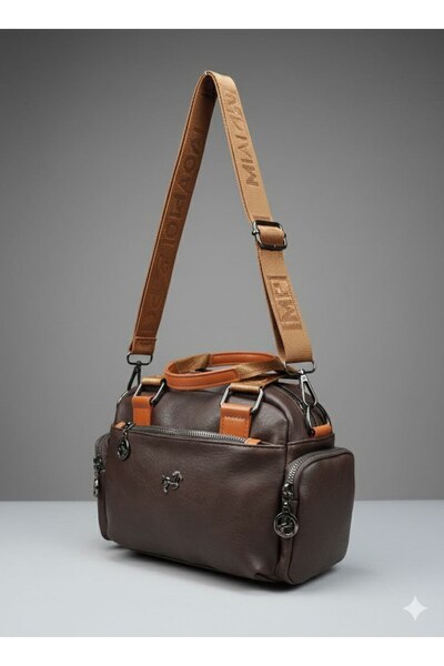 Miami Polo Club JUST POLO ΓΥΝΑΙΚΕΙΑ καφέ ΤΣΑΝΤΑ ΧΕΡΙΟΥ ΚΑΙ ΩΜΟΥ ΜΙΚΡΟΥ ΜΕΓΕΘΟΥΣ