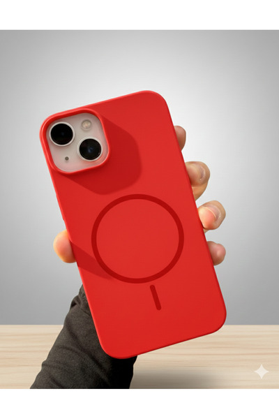 OVADA İPhone 13/14 Uyumlu Darbe Emici İçi Kadife Soft Kamera Etrafı Çıkıntılı...