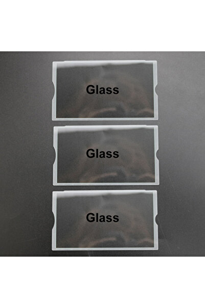 Choice غطاء شاشة زجاجي بلاستيكي 3 قطع من JCD لوحدة تحكم الألعاب PSP 2000 3000...