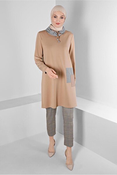 Alvina DETALJ DUGMIĆA Karirano PANTALONE 70467