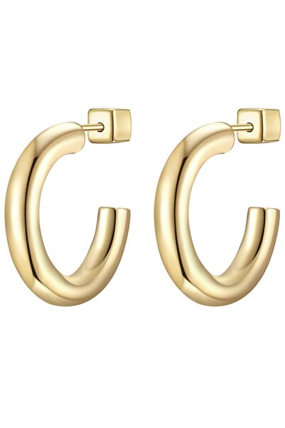 Glanzstücke München Silberohrcreolen Creolen Sterling Silber gelbgold