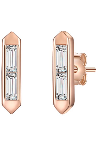 Glanzstücke München Silberohrstecker Ohrstecker Sterling Silber roségold Topa...