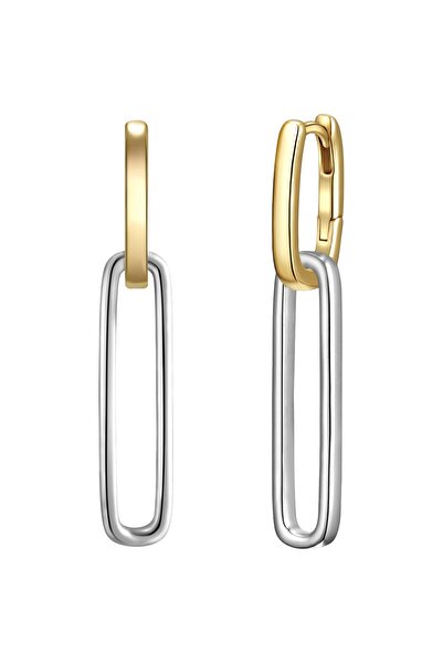 Glanzstücke München Silberohcreolen Creolen Sterling Silber iki renkli