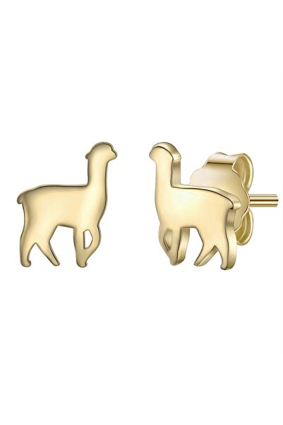 Glanzstücke München Silberohrstecker Ohrstecker Sterling Silber gelbgold