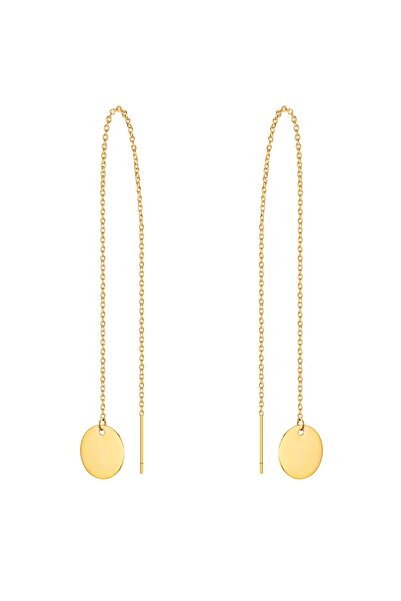 eastside Edelstahlohrhänger Ohrhänger Edelstahl gelbgold