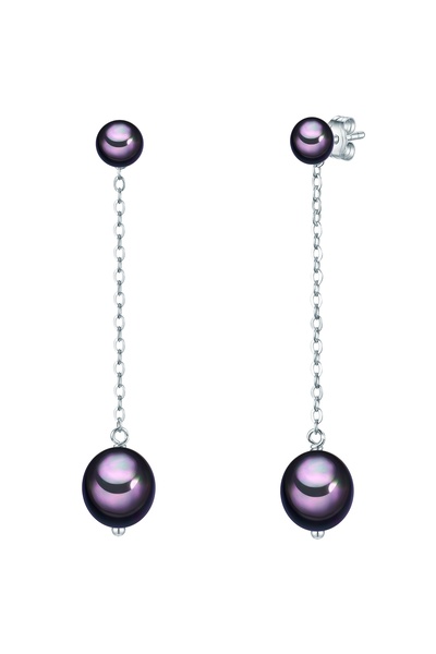 Valero Pearls Perlenohrstecker Ohrhänger Sterling Silber Süßwasser-Zuchtperle...